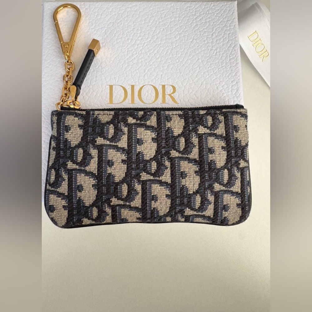DiorTravel Myrte Zippered Key Pouch